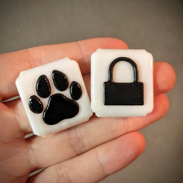 Faceplates for our Biothane®cuffs